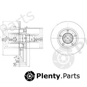  DELPHI part BG2714 Brake Disc