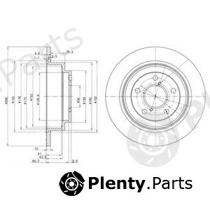 DELPHI part BG2826 Brake Disc