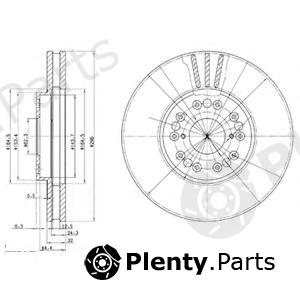  DELPHI part BG2829 Brake Disc