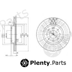  DELPHI part BG2830 Brake Disc