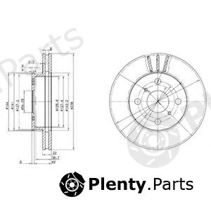  DELPHI part BG2835 Brake Disc