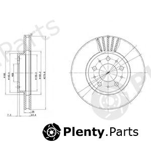  DELPHI part BG2841 Brake Disc