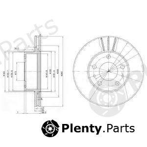  DELPHI part BG2846 Brake Disc