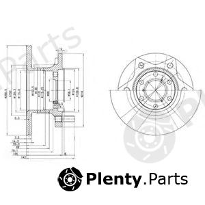  DELPHI part BG302 Brake Disc