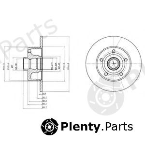  DELPHI part BG3030 Brake Disc