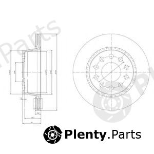  DELPHI part BG3031 Brake Disc