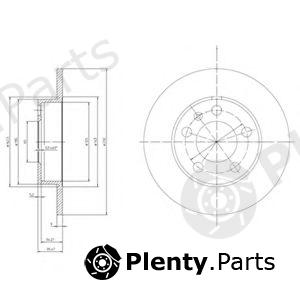  DELPHI part BG3034 Brake Disc