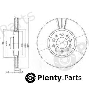  DELPHI part BG3035 Brake Disc