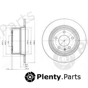  DELPHI part BG3038 Brake Disc
