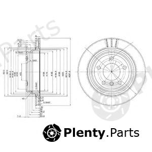  DELPHI part BG3042 Brake Disc