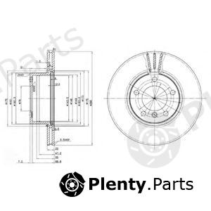  DELPHI part BG3043 Brake Disc