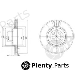  DELPHI part BG3056 Brake Disc