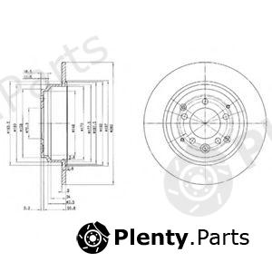 DELPHI part BG3060 Brake Disc
