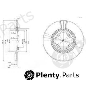  DELPHI part BG3063 Brake Disc