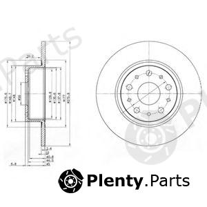  DELPHI part BG3076 Brake Disc