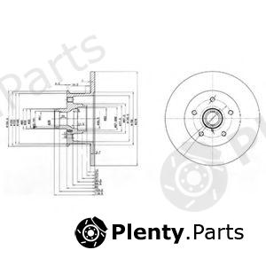  DELPHI part BG310 Brake Disc