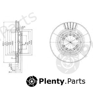  DELPHI part BG3115 Brake Disc