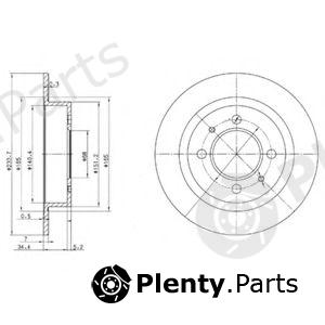  DELPHI part BG3126 Brake Disc
