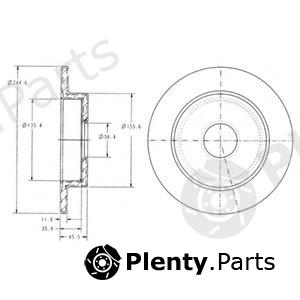  DELPHI part BG3131 Brake Disc