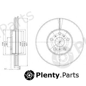  DELPHI part BG3168 Brake Disc