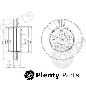  DELPHI part BG3172 Brake Disc