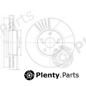  DELPHI part BG3189 Brake Disc