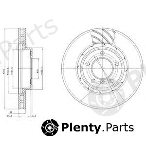  DELPHI part BG3215 Brake Disc