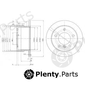  DELPHI part BG3235 Brake Disc