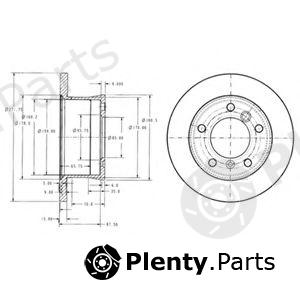  DELPHI part BG3237 Brake Disc