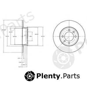  DELPHI part BG3261 Brake Disc