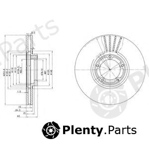  DELPHI part BG3365 Brake Disc