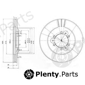  DELPHI part BG3378 Brake Disc