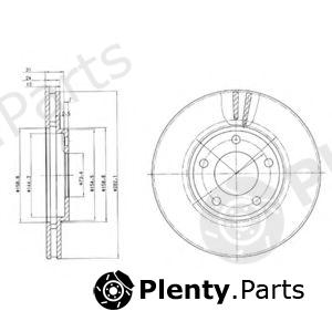  DELPHI part BG3383 Brake Disc