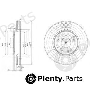  DELPHI part BG3396 Brake Disc