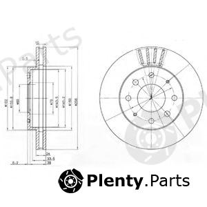  DELPHI part BG3401 Brake Disc