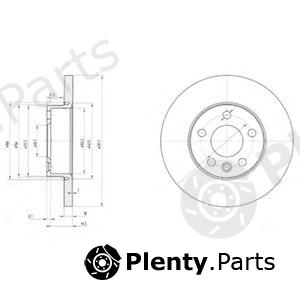  DELPHI part BG3415 Brake Disc