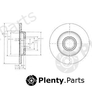  DELPHI part BG3416 Brake Disc
