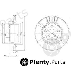  DELPHI part BG3417 Brake Disc