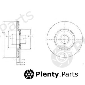  DELPHI part BG3421 Brake Disc