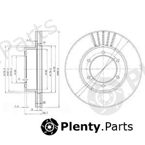  DELPHI part BG3423 Brake Disc