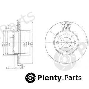  DELPHI part BG3425 Brake Disc