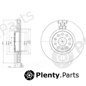  DELPHI part BG3497 Brake Disc