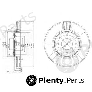  DELPHI part BG3501 Brake Disc