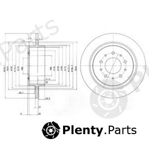  DELPHI part BG3502 Brake Disc