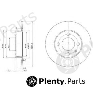  DELPHI part BG3505 Brake Disc