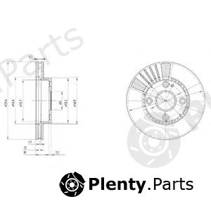  DELPHI part BG3508 Brake Disc
