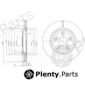  DELPHI part BG3512 Brake Disc