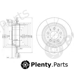  DELPHI part BG3515 Brake Disc