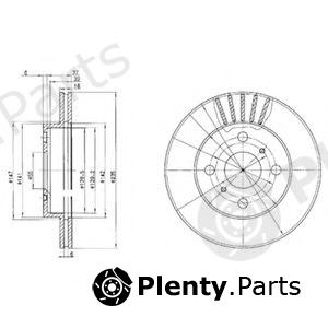  DELPHI part BG3519 Brake Disc