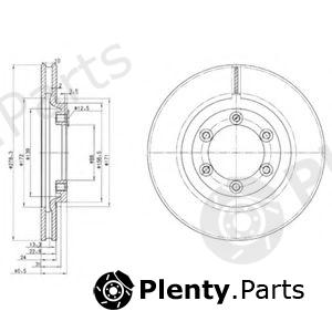  DELPHI part BG3523 Brake Disc